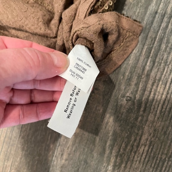 J Crew NWT $89.50 Sequined Boatneck Top Blouse Bronze | Sz L - Picture 10 of 10